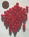 50 8mm Crackle Red